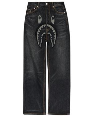 A Bathing Ape Straight Jeans - Black