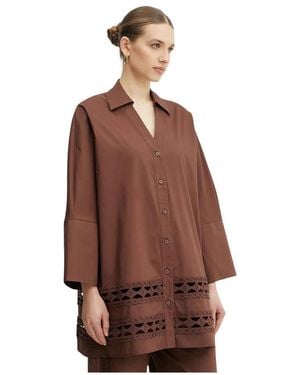 Twinset Shirts - Marrone