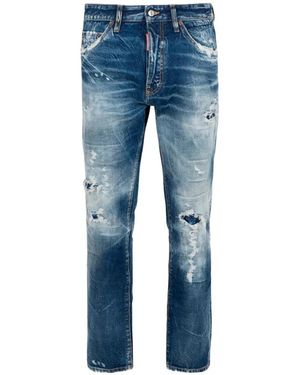 DSquared² Straight Jeans - Bleu