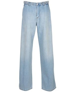 Nine:inthe:morning Lichtblauwe Boyfriend Jeans Rechte Pijp