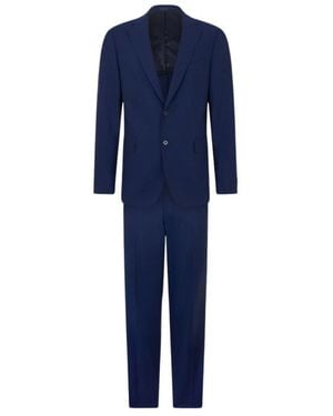 Brooks Brothers Single Breasted Suits - Blue