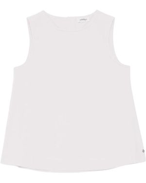Ottod'Ame Tops ,Wit ,Katoen Poplin Top