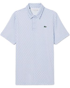 Lacoste Tops ,Blauw ,Leer T-Shirts En Polo's Lichtblauw
