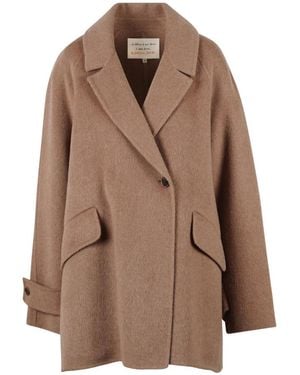 ALESSIA SANTI Single-Breasted Coats - Brown