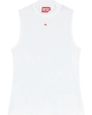 DIESEL Sleeveless Tops - White