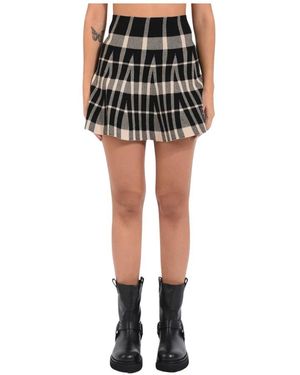MSGM Short Skirts - Black