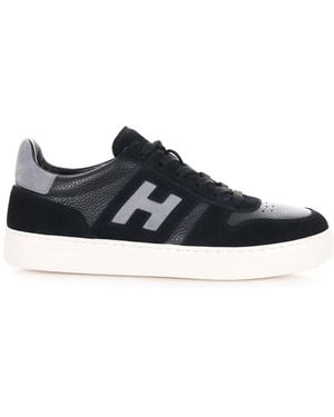 Hogan Schoenen ,Zwart ,Leer H668 Allacciato H Banda