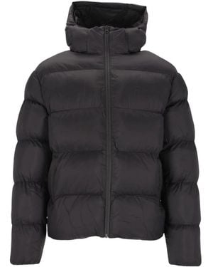 Arte' Kapuzen-Pufferjacke - Schwarz