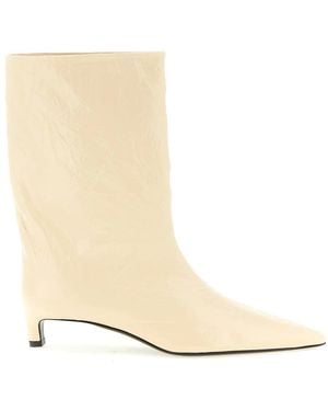 Jil Sander Heeled Boots - Natural