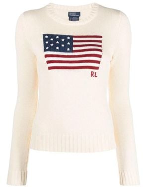 Polo Ralph Lauren Round-Neck Knitwear - Blanc