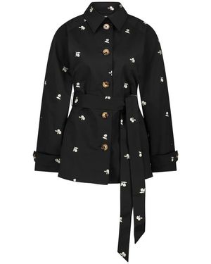 FABIENNE CHAPOT Troy Trenchcoat Short - Schwarz