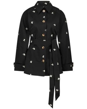 FABIENNE CHAPOT Trench Coats - Zwart