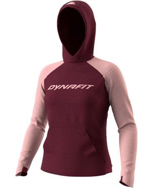Dynafit Burgundy Training Hoody, Mujer, Talla - Rojo