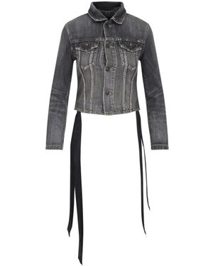 Balenciaga Lace Up Jacket - Black