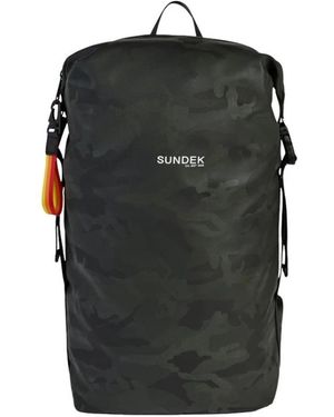 Sundek Camouflage Rucksack - Schwarz