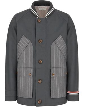 Thom Browne Bomber Jackets - Grigio