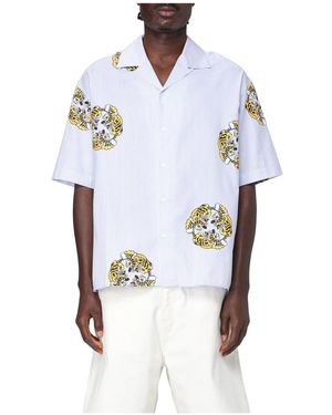 KENZO Short Sleeve Shirts - Bleu
