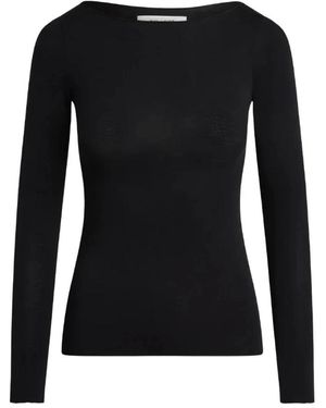 AYA MUSE Bootnek Longsleeve T-Shirt - Zwart