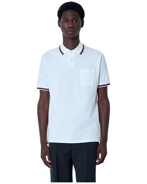 Gucci Klassisches Polo Shirt Mit Webbesatz - Blau