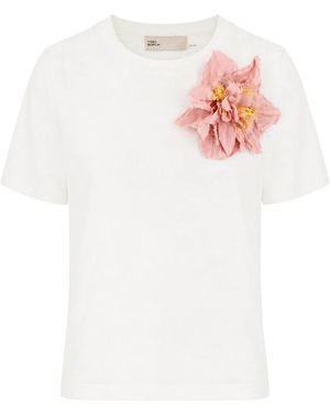 Tory Burch T-Shirts - Blanco