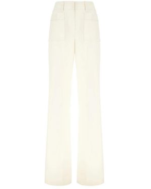 The Seafarer Wide Trousers - Blanco
