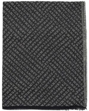 ARMANI EXCHANGE Accessoires ,Zwart ,Sjaal