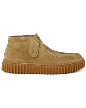 Clarks Lace-Up Boots - Brown