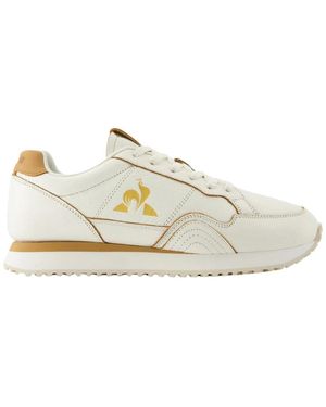 Le Coq Sportif Premium Jet Star Lederschuhe - Weiß