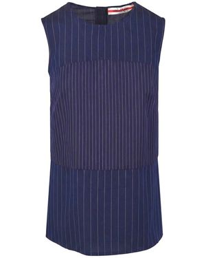 Ottod'Ame Sleeveless Tops - Blue
