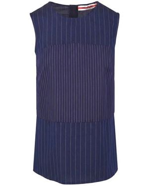 Ottod'Ame Sleeveless Tops - Blue