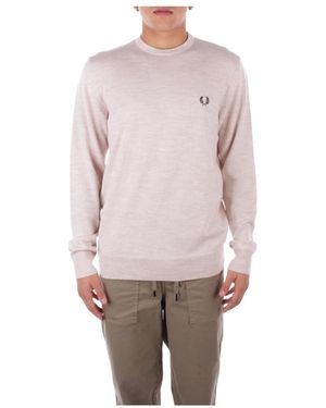 Fred Perry Round-Neck Knitwear - Neutro