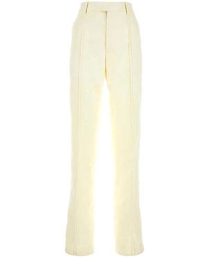 Bottega Veneta Wide Trousers - Yellow