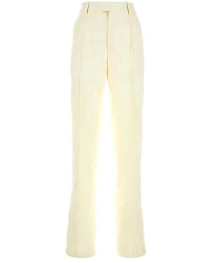 Bottega Veneta Wide Pants - Yellow