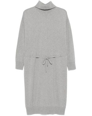 Peserico Knitted Dresses - Grey