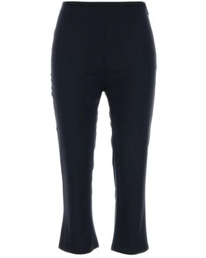 Alessandra Rich Cropped Trousers - Blu