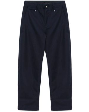 Tommy Hilfiger Marineblaue Hose Mit Druckknopfleiste