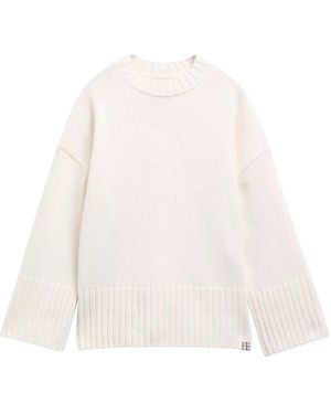 Barbour Truien & Vesten ,Wit ,Katoen Gaia Ronde Hals Trui