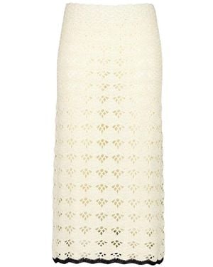 Zimmermann Midi Skirts - Natural