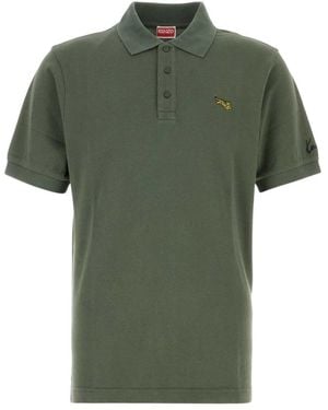 KENZO Polo Shirts - Verde