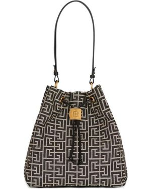 Balmain Tassen ,Veelkleurig ,Backpacks - Zwart