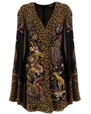 Etro Jurk - Bruin