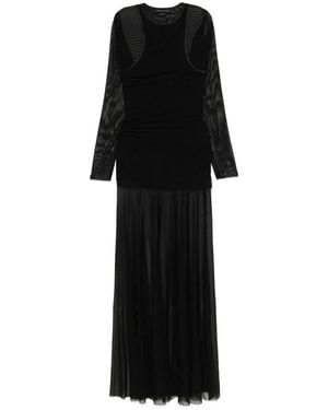 FEDERICO CINA Maxi Dresses - Black