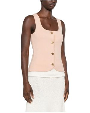 forte_forte Sleeveless Tops - Natural