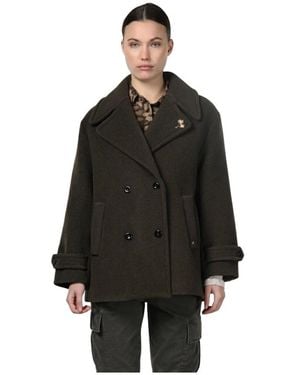 Mason's Jassen ,Groen ,Wol Leonie Jas - Zwart