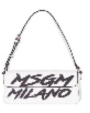 MSGM Cross Body Bags - Wit