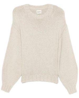 KHAITE Cashmere Knitwear - Neutre