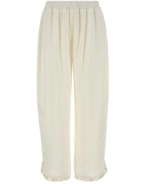 Stella McCartney Wide Pants - Natural