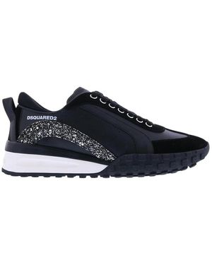 DSquared² Lage Sneakers Met Vetersluiting - Blauw