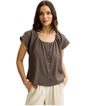 iN FRONT Blouses - Marrón