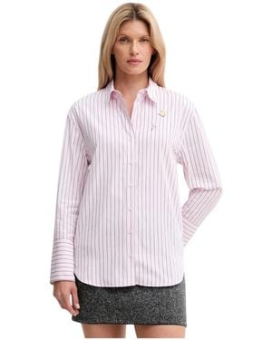 KENZO Overhemden ,Roze ,Katoen Katoenen Blouse - Paars